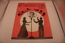 1943 My Favorite Song Herb Magidson Sheet Music F5BB2