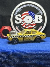 Lesney Matchbox Rolamatics No 72 1973 Maxi Taxi Cab 1:64 Diecast USED VG Cond