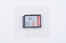 New 64GB Sandisk Ultra SD Card 80MB/s, sealed