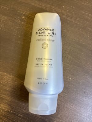 AVON Advance Techniques Radiant Silver Conditioner For Gray Hair 11 fl oz