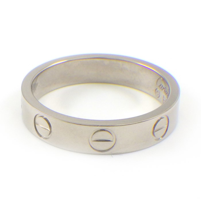 Cartier Mini Love Ring 18k 750 White Gold 49, US 5 | eBay