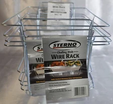 STERNO Chafing Dish Wire Rack 4-Pack Heavy Duty Reusable Discontinued HTF