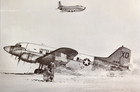 Vintage Bookplate Art Print Douglas R4D (C-47/Dc3 Skytrain Aircraft Airplane