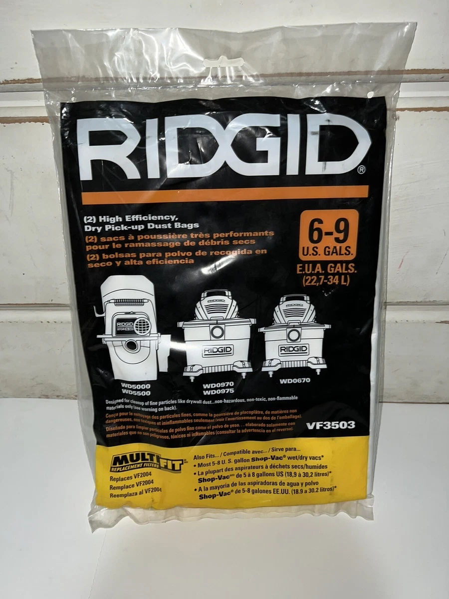 Ridgid vf3503 2025 dust bags