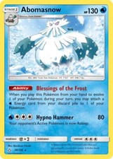 Abomasnow 38/156 Sm-Ultra Prism Regular