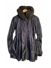 Marithe Francois Girbaud Navy Parka Coat Size 10