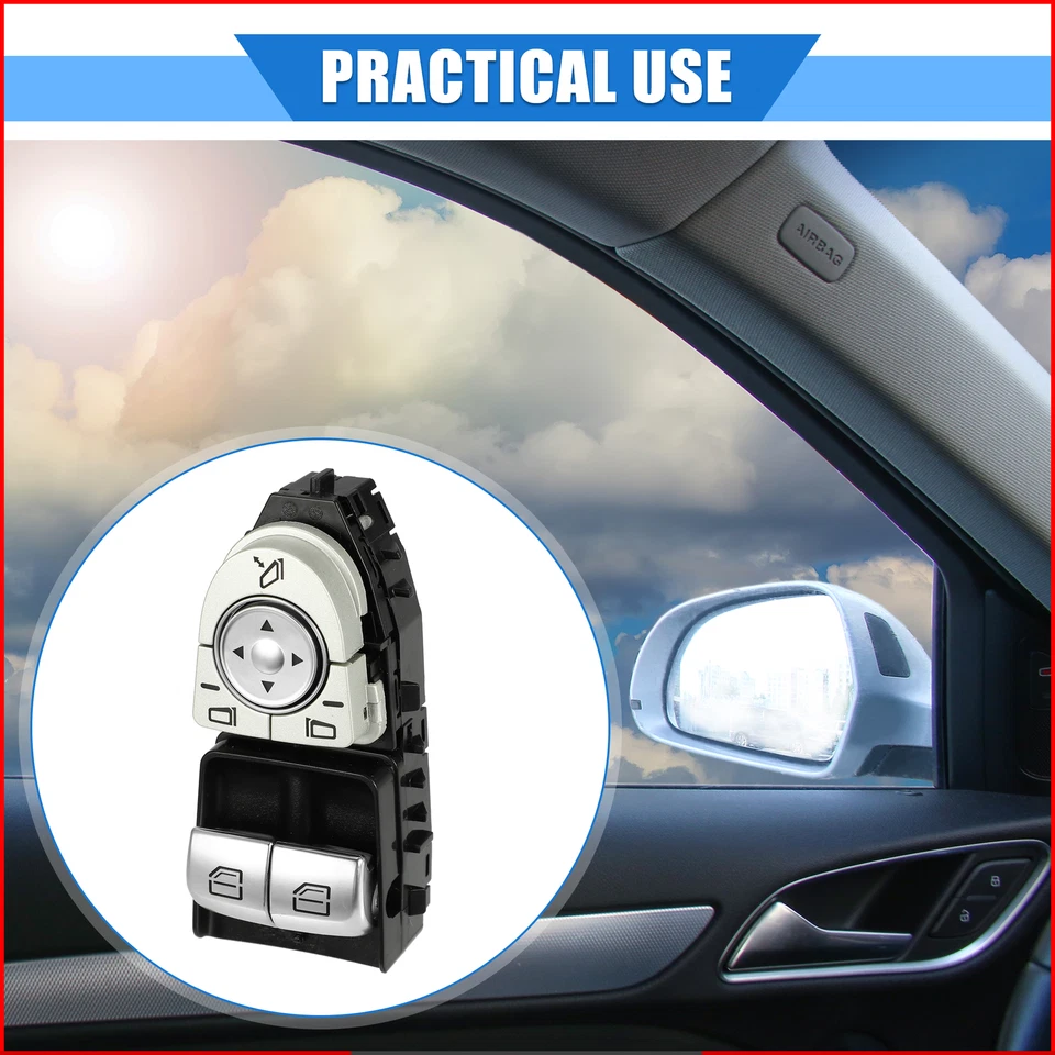 Pack (1) Window Control Switch Compatible for Mercedes-Benz Vito W447 2015 - image 2 of 4