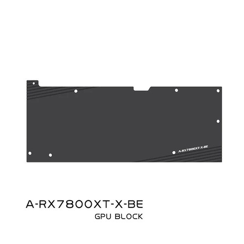 Bloque de agua GPU de cobertura completa Granzon para AMD Radeon RX7800XT edición de referencia - Imagen 8 de 9