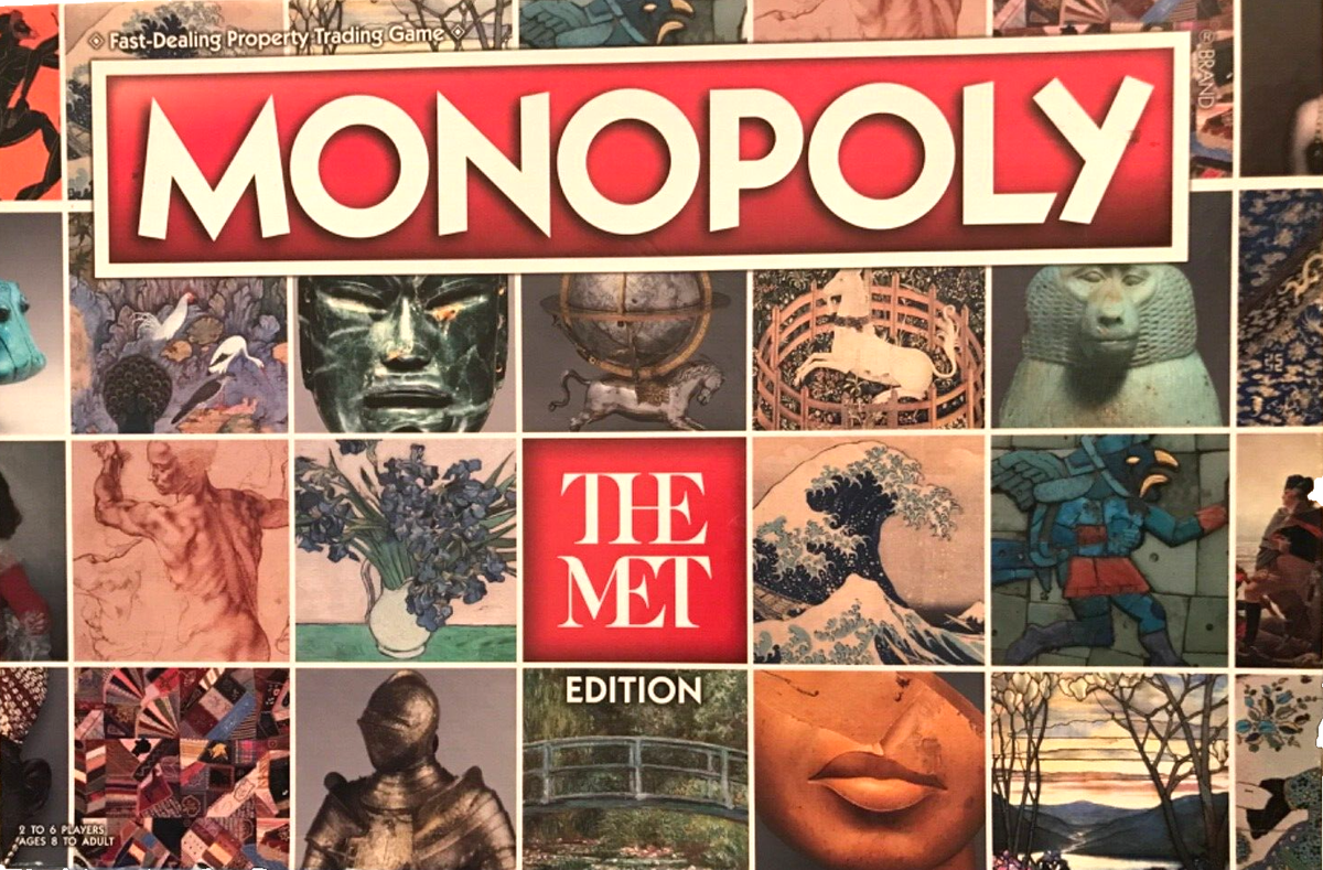 NEW. Hasbro MET Metropolitan Museum of Art Monopoly Board Game for