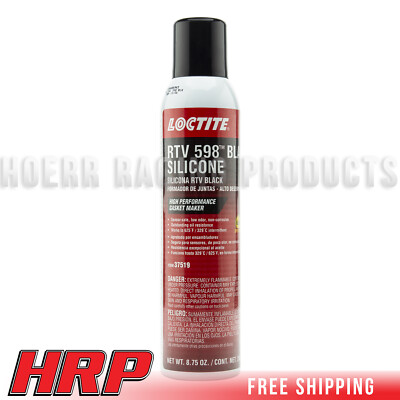 Loctite 495075 Black High Performance 598 RTV Silicone, 8oz. Can