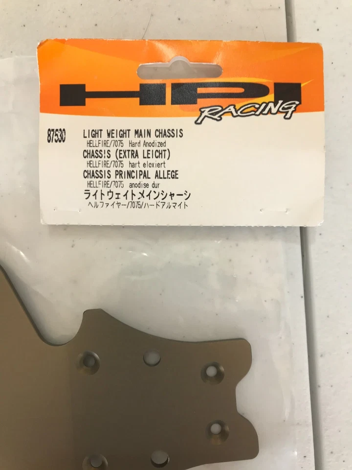 HPI Light Weight Main Chassis for Hellfire 87530 - Image 3 of 3