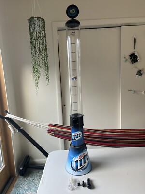 Miller Light Beer Tube 47  Tall Collectible Man Cave Decorations Beer Tube 128oz