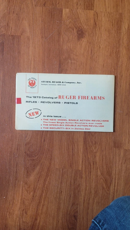 Ruger 1973 Fold Out Catalog sealed - Image 2 of 2