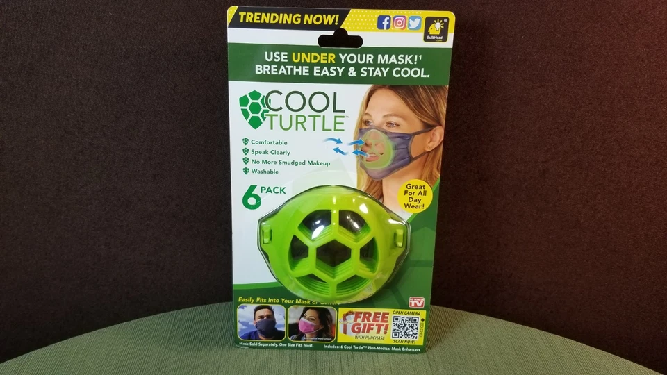 Cool Turtle Six Pack Under Mask Shell Breathe Easy Stay Cool - Image 3 of 4