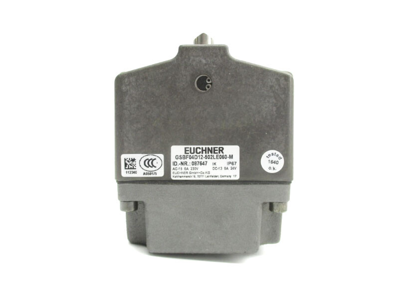 EUCHNER GSBF04D12-502LE060-M 087647 230VAC 6A NSNP | eBay