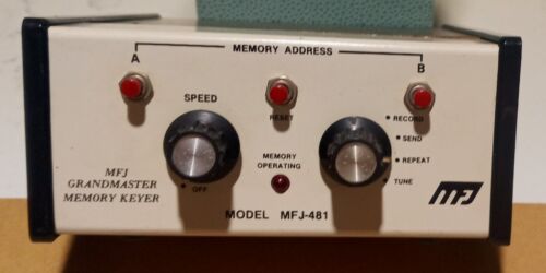 MFJ Enterprises Grandmaster Memory Keyer model MFJ-481, UNTESTED