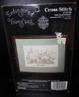 Lot of 2 Janlynn Endangered Young'uns cross stitch kits The Panda & The Elephant — photo 3