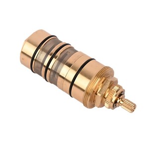 RichVibe Thermostatic Valve Spool Cartridge – 111mm Brass Fitting For GP0000250, Silver Finish – For Bathroom Shower/Bidet Temperature Control