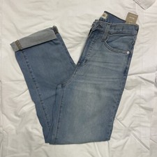 Madewell  The Perfect Vintage Straight Jean  Size 25 Distressed Light Wash
