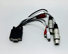 Sonic Foundry Mediasite Breakout Audio XLR RCA Cable RL220 920 930 941 ETC