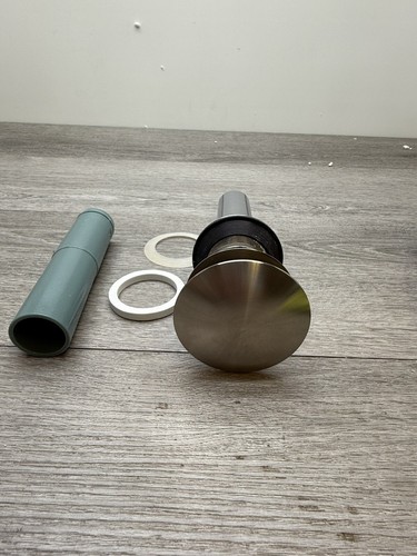Masco Rp72414Nk Other Push Button Pop-Up With Overflow Luxe Nickel *Used*