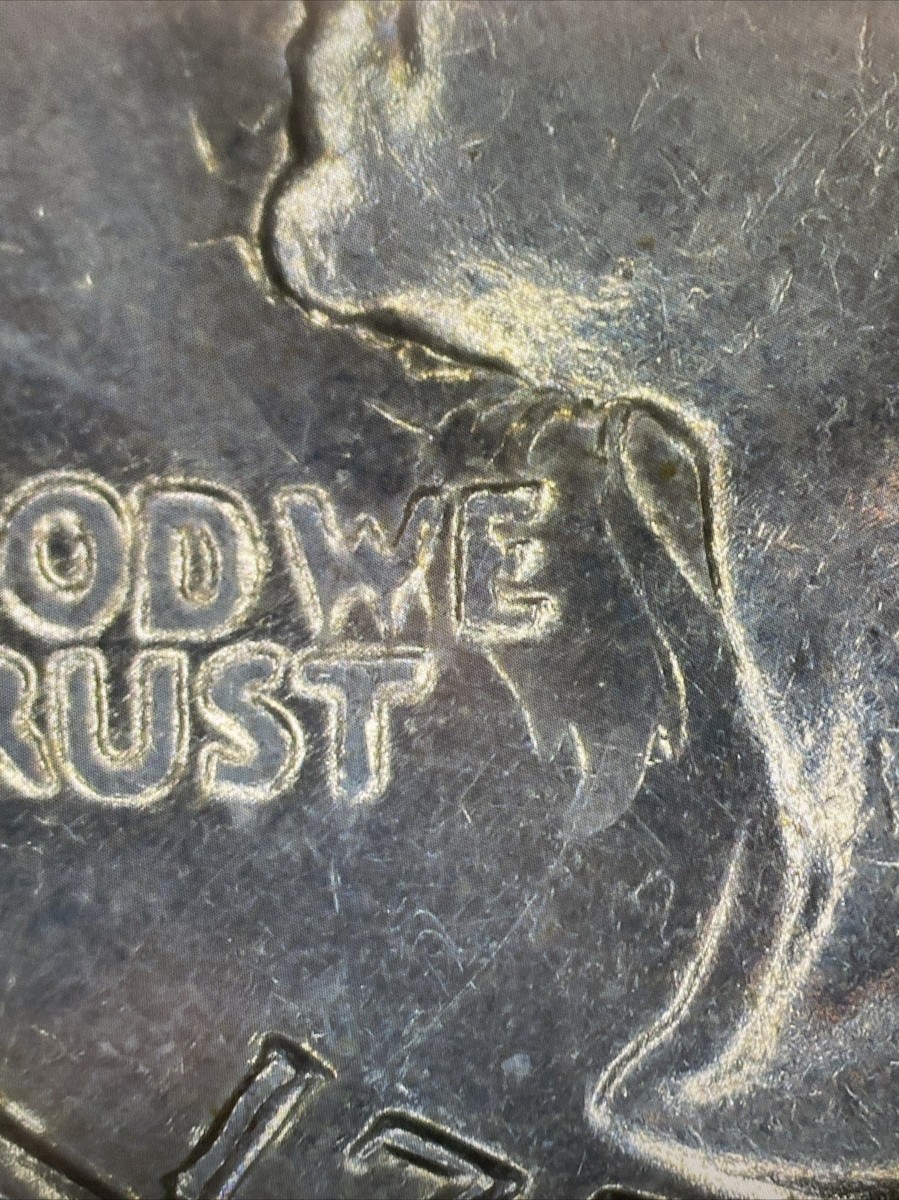 Wild! Die Clash 1976 D Bicentennial Quarter Mint Error Very