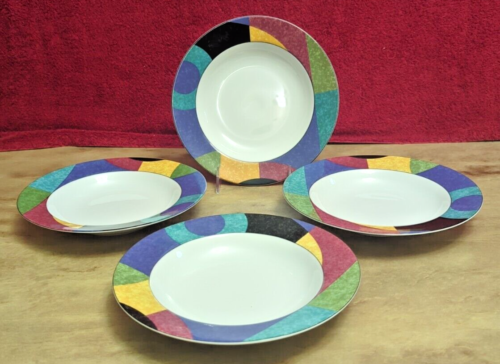 Mikasa California Porcelain Currents Bowls #5101 Set Of 4 Cereal Soup Salad - Picture 2 of 15