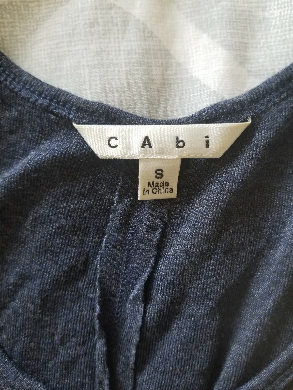 CAbi Basic Solid Blue Sleeveless Deep Neck Tank T… - image 10