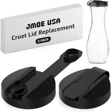 Jmoe USA Replacement Lids For Good Seasons Salad Dressing Cruet Glasses | Food-G