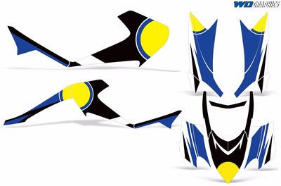 ATV Graphics Kit Decal Sticker For Arctic Cat DVX400 DVX300 RB NO LO