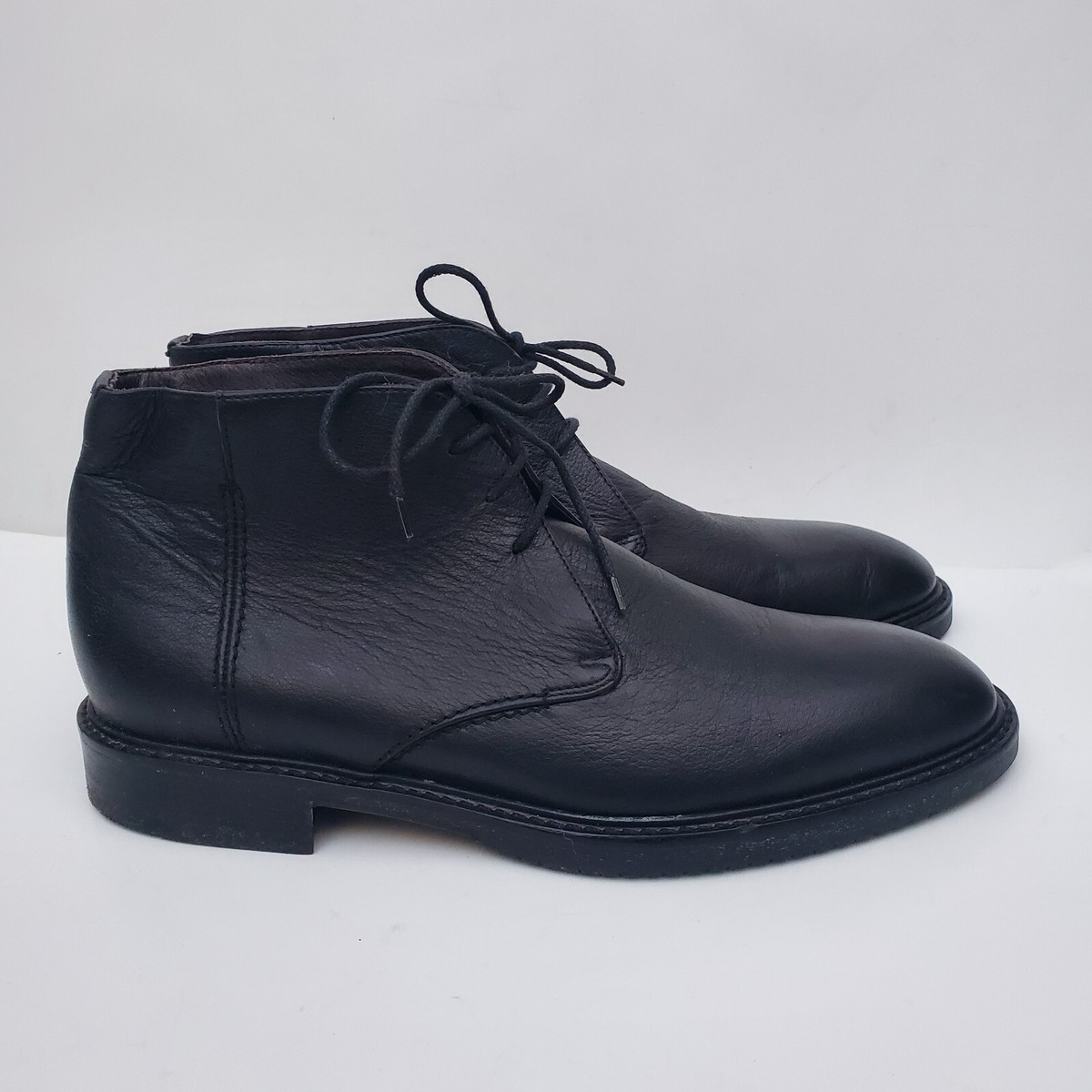 Men\'s Banana Republic Black Leather Lace Up Chukka Shoes/Boots Sz 10.5 Suede Chukka Lace Up Boot | Banana Republic Factory main image 4