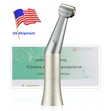 Dental Slow Low Speed Contra Angle Push Button Handpiece 1:1 XLL