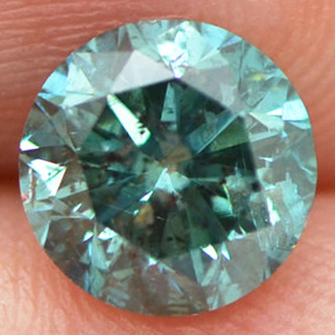 Color enhanced blue diamond sale