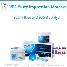 UTTY FAST SET VPS IMPRESSION MATERIAL KIT 300ML EACH OF BASE & CATALYST