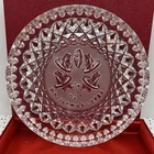 Vintage Waterford Crystal 8" 1988 Plate Five Golden Rings Christmas Plate W/Box