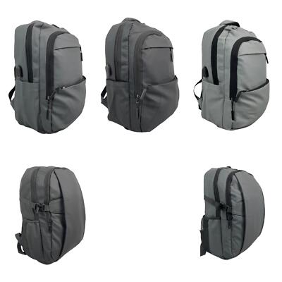 Großer Herren Reise Schule Arbeit Tasche Rucksack mit USB Ladeanschluss Rucksack