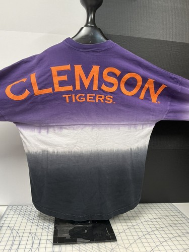Spirit Jersey Clemson Tigers Print Tie Dye Shirt Women’s Size Large Vintage - Bild 9 von 9