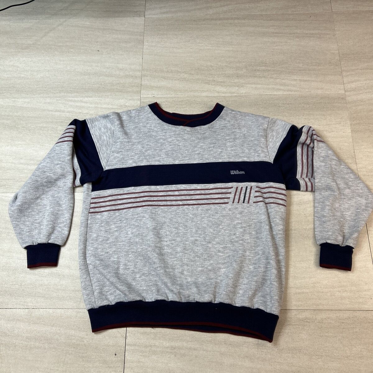 Vintage Wilson Two Tone Crewneck Sweatshirt - Sz XL - 90s | eBay Vintage Wilson Two Tone Crewneck Sweatshirt - Sz XL - 90s | eBay