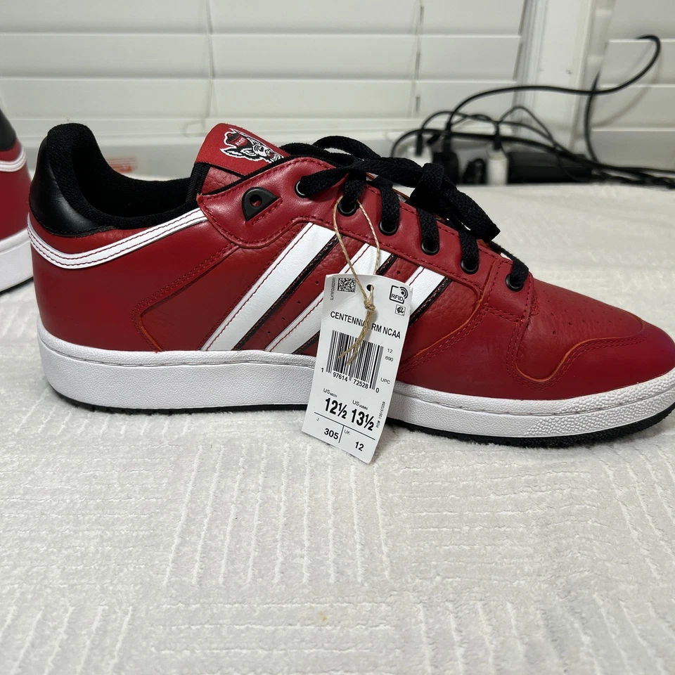 Addidas NC State Sneakers Wolfpack Ncaa Basketball Shoes Size 12 1/2 - Image 4 of 4