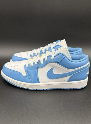 Nike Air Jordan 1 Low Legend Blue White FZ2138-114 Men's Sneakers