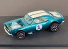 Vintage Hot Wheels Redline 1970 Aqua Heavy Chevy #1 - White Int., No Reserve