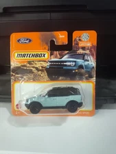 MATCHBOX -  2022 Ford Bronco Sport 4 Door SHORT CARD BLUE (10/100) 70 Years