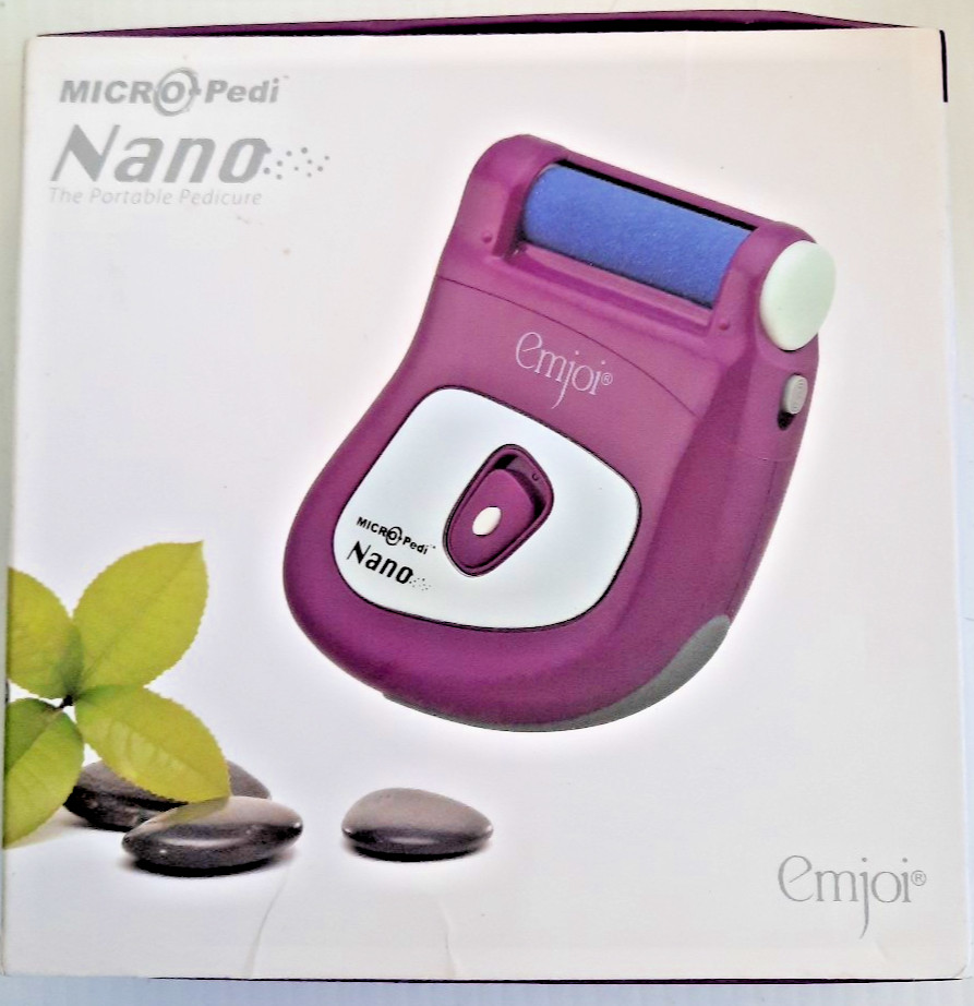 Emjoi Micro-Pedi Nano Pro Portable Pedicure Callus Remover New In Box