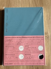 365 Days Stalogy Notizbuch I A5 I blau I liniert, 7mm Zeilenabstand