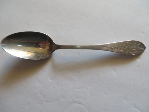 Lunt Jefferson Pattern Handle 5 1/4" Sterling Souvenir Spoon Albert Lea Minn.
