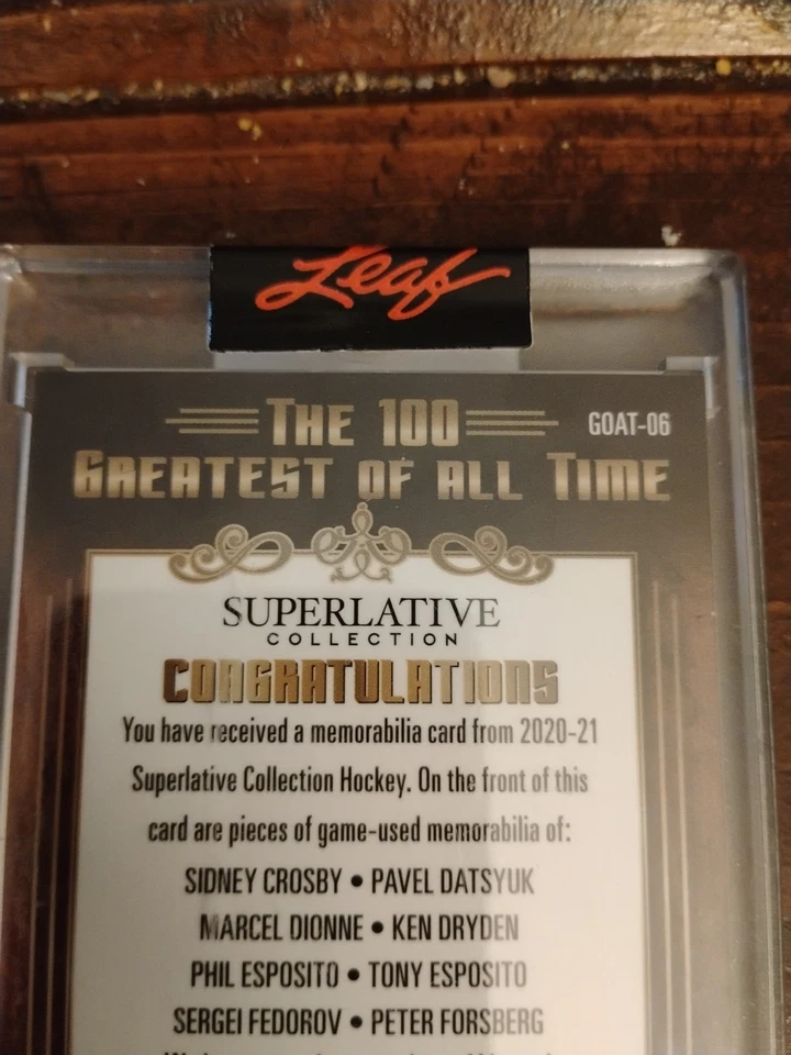 Leaf The 100 Greatest Of All Time Goat-06 2020-2021 Foto 4 de 4