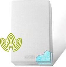 Organic Cotton Dual-Sided Crib Mattress  2-Stage Premium Memory Foam CertiPU...