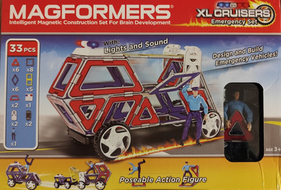 Magformers XL Cruisers Emergency Set