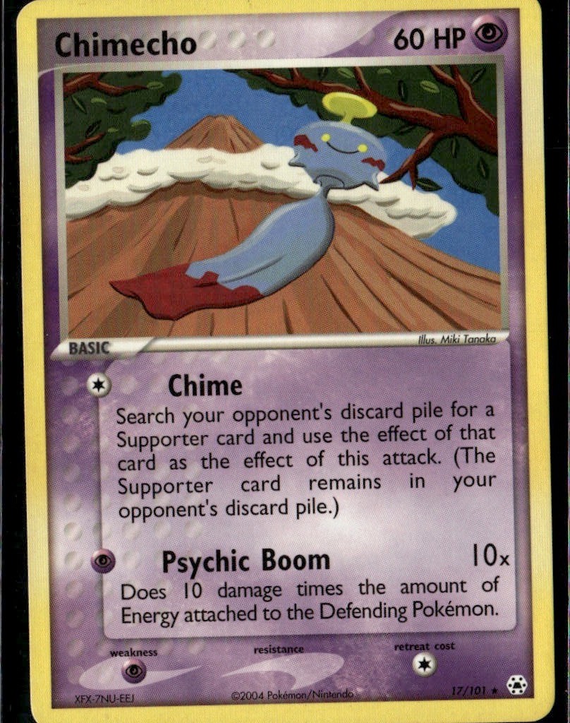 Chimecho Rare Hidden Legends 17/101 Psychic Pokemon Card