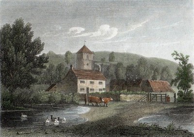 NEU RADNOR 1813 John Preston Neale - W. Smith ANTIKER GRAVUR